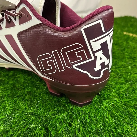 NWT Adidas Texas A&M CrazyQuick L Mens Size 13.5 Maroon White Football Cleats - Picture 14 of 15